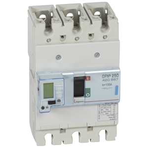 Автоматический выключатель DPX3 250 - эл. расцепитель - с изм. блоком - 70 кА - 400 В~ - 3П - 100 А | код. 420667 | Legrand 