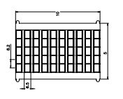 TMB8.2-50/31...40 Маркировка клемм серии TU/TP/TC, сеч. 6-35мм2, шир. 8.2мм с нумерац. 31…40, шт | код TMB8.2-50/31...40 | SUPU
