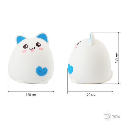 Светильник настольный NLED-414-2W-BU белый с синим | код Б0041093 | ЭРА фото 3 Светильник настольный NLED-414-2W-BU белый с синим | код Б0041093 | ЭРА фото 3