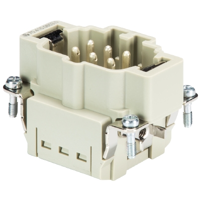 Вилочная контактная вставка REVOS, Size 6, Push-in фиксация, 6 полюсов + РЕ, 500 V, 16 A, материал контактов: медный сплав, покрытие контактов: серебро | код 70.415.0653.0 | Wieland Вилочная контактная вставка REVOS, Size 6, Push-in фиксация, 6 полюсов + РЕ, 500 V, 16 A, материал контактов: медный сплав, покрытие контактов: серебро | код 70.415.0653.0 | Wieland