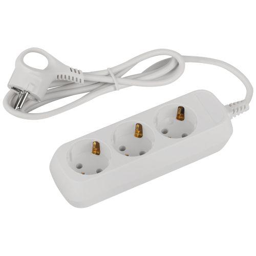 Удлинитель электрический UDL-10-315-E Greenline 3 розетки с заземлением 1.5м ПВС 3х0.75кв.мм Эра Б0064897