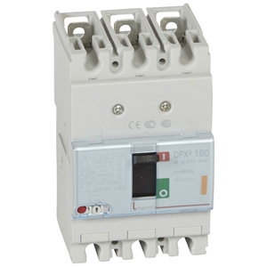Автоматический выключатель DPX3 160 - термомагнитный расцепитель - 25 кА - 400 В~ - 3П - 80 А | код. 420044 | Legrand 