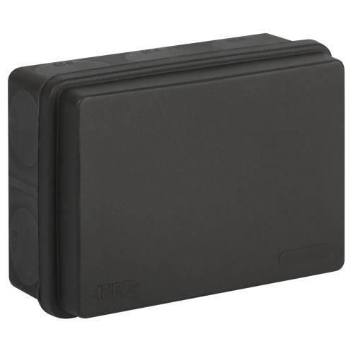 Распределительная коробка KOR-150-110-70-11g-2MP-B двухкомпонентная HF стойкая к УФ 150х110х70мм черная прямой монтаж IP67 | код Б0062841 | ЭРА