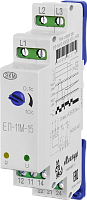 Реле контроля трехфазного линейного напряжения ЕЛ-11М-15 AC127В УХЛ4, защита источников и преобразователей электрической энергии, задержка срабатывания 0.1 - 10 сек, корпус 1 модуль (1 шт.) МЕАНДР | код 4640016934300 | МЕАНДР