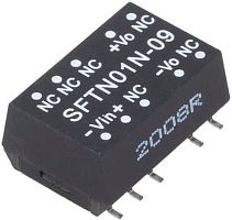 Преобразователь: DC/DC, 1Вт, Uвх:21,6?26,4В, 9ВDC, SMD, 1,2г, OUT:1 | код SFTN01N-09 | MeanWell