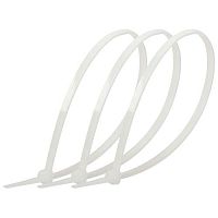 Стяжка кабельная нейлоновая (хомут) 4.8 х 400 мм белая (100 шт/уп) NO-225-161 | код Б0065987 | ЭРА