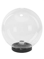 Светильник НТУ 03- 60-201 шар d=200 мм IP54 (прозрачный ПММА, основание плоское ПК, Е27) TDM | код SQ0330-0626 | TDM