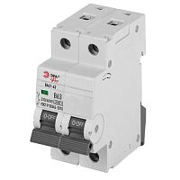 Выключатель автоматический ВА47-63 2P 6А кривая C 4,5кА PRO VA63-2P06C4.5 ЭРА | код Б0059418 | ЭРА