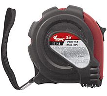 Рулетка прорезиненный корпус 'Мастер' 3 м x 16 мм | код 17143 | FIT