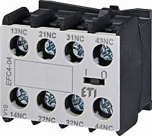 Блок-контакт EFC4-04 (4NC) | код 004641545 | ETI