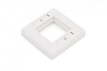 Панель лицевая 80х80мм для модулей 45x45 (аналогов Mosaic), Hyperline FP-M45-2-WH | код 16287 | Hyperline