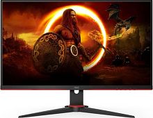 Монитор AOC 27 Q27G2E черный/красный VA LED 1ms 16:9 HDMI матовая 3000:1 250cd 178гр/178гр 2560x1440 155Hz FreeSync Premium DP 2K 4.43кг | код 1939658 | AOC