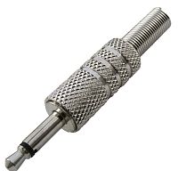 Разъём аудио SZC-0022 3.5 мм mono, металлический | код 107288 | SZC