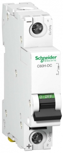 Выключатель автоматический однополюсный C60H-DC 63А C 10кА | код. A9N61519 | Schneider Electric 