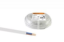 Шнур ШВВП 2х0.75 ГОСТ (бухта 10м) белый | код SQ0120-0004 | РЭМЗ ТМ