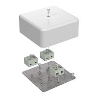 Коробка огнестойкая для кабель-канала 40-0470-FR10.0-6 Е15-Е120 103х103х45 RAL9003 (22 шт/кор) Промрукав | код 40-0470-FR10.0-6 | ПРОМРУКАВ