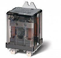 Силовое электромеханическое реле, монтаж в наконечники Faston 250 (6.3х0.8мм), 3NO 16A, контакты AgSnO2 (зазор ? 3мм), катушка 120В AC, степень защиты RTI, монтажный фланец, опции: нет | код 628381204300 | FINDER