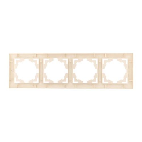 Валенсия Рамка 4-местная кремовая | код EWM-G-304-20 | EKF фото 4 Валенсия Рамка 4-местная кремовая | код EWM-G-304-20 | EKF фото 4