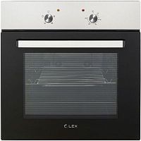 Духовой шкаф Электрический Lex EDM 040 IX нержавеющая сталь/черный | код 1140944 | LEX