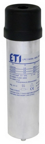 Конденсаторная батарея LPC 1,5kVAr (400V) | код 004656701 | ETI Конденсаторная батарея LPC 1,5kVAr (400V) | код 004656701 | ETI