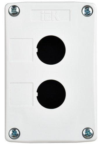 Корпус КП102-Р для кнопок 2 места белый IEK | код BKP10-2-K01-R | IEK фото 5 Корпус КП102-Р для кнопок 2 места белый IEK | код BKP10-2-K01-R | IEK фото 5