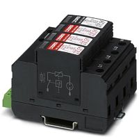 Разрядник для защиты от импульсных перенапряжений, тип 2 VAL-MS 350VF/3+1-FM | код 2858632 | PHOENIX CONTACT