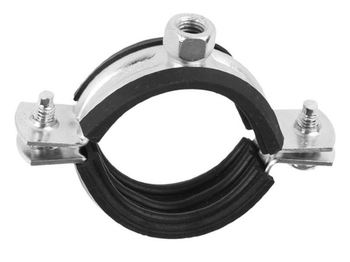 Хомут трубный с рез.профилем (135-143мм) 5' M10 оцинкованный | код ХТР (135-143мм) 5 M10 | KMP Хомут трубный с рез.профилем (135-143мм) 5' M10 оцинкованный | код ХТР (135-143мм) 5 M10 | KMP