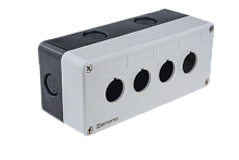 Корпус кнопочного поста,4 отверстия,серый MTB2-PE4 | код 53104 | MEYERTEC