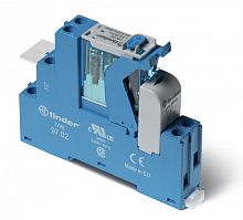 Интерфейсный модуль (сборка 46.52.9.012.0040 + 99.02.9.024.99 + 97.02SPA), электромеханическое реле, 2CO 8A, контакты AgNi, питание 12В DC, категория защиты IP20, винтовые клеммы, пластиковая клипса, LED + диод, кнопка тест + мех.индикатор | код 4C0