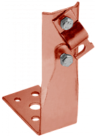 Дер. пр. кр. 6-10мм вин. угловой h=80мм медь IEK | код ZDP87-50-1-16-80 | IEK
