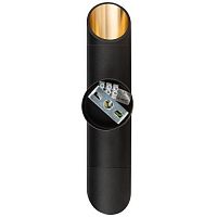 Светильник настенный WL52 BK/GD 2*GU10 2*12Вт IP20 черный, золото | код Б0061199 | ЭРА