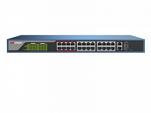 Коммутатор POE 4 RJ45 100M PoE с грозозащитой 6кВ | код 301801345 | Hikvision