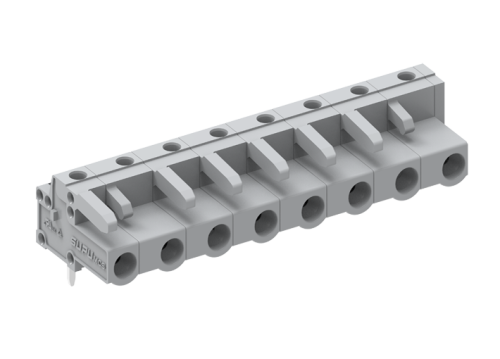 475362 Розетка на плату MCS, горизонт.,шаг 7.5мм, 12 конт., сер., шт | код 475362 | SUPU