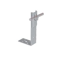 Держатель зажимной угловой UDZ-H60-D5-8 HD для прутка d5-8мм H=60мм сталь гор. оцинк. КМ MA0128