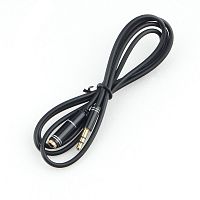Кабель аудио удлинительный Cablexpert CCAB-02-35MF-1MB. 3.5 джек (M)/3.5 джек (F), черный, 1м, блистер | код CCAB-02-35MF-1MB | Cablexpert