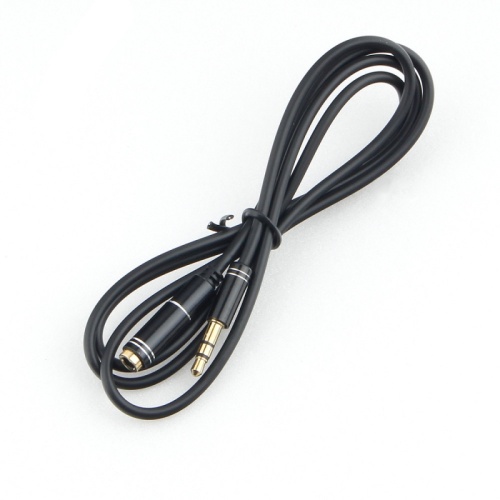 Кабель аудио удлинительный Cablexpert CCAB-02-35MF-1MB. 3.5 джек (M)/3.5 джек (F), черный, 1м, блистер | код CCAB-02-35MF-1MB | Cablexpert