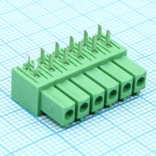 SM10.206 Разъемный клеммный блок, 6 контактов, размер шага 5,08 мм, мама (синий) | код SM10.206 | ONKA