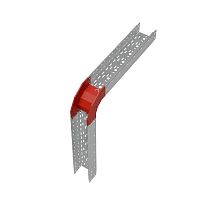 Угол для лотка вертикальный внешний 90град. 150х100 сталь 1мм "ПЛЮС" VLplus90-100-150 КМ PL0529