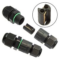 Разъём герметичный SZC-2-M16 (d=4-7 мм) IP67 250V/10A, 2-х полюсный | код 106733 | SZC