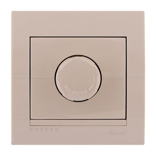 DERIY Диммер 500 Вт с фильтром крем | код 702-0303-116 | LEZARD