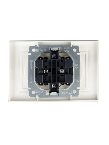 BRITE Роз. 2-я без з/к с з/ш 10А в сб. РСш12-2-БрЖ жемч. IEK | код BR-R23-10-K36-F | IEK фото 6