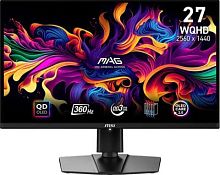 Монитор MSI 26.5 Mag 271QPX QD-OLED черный QD OLED LED 16:9 HDMI M/M матовая HAS Piv 1500000:1 250cd 178гр/178гр 2560x1440 360Hz DP 2K USB 8кг | код 2019810 | MSI