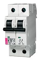 Автоматический выключатель ETIMAT 10 DC 2p В 50A (6 kA) | код 002128721 | ETI