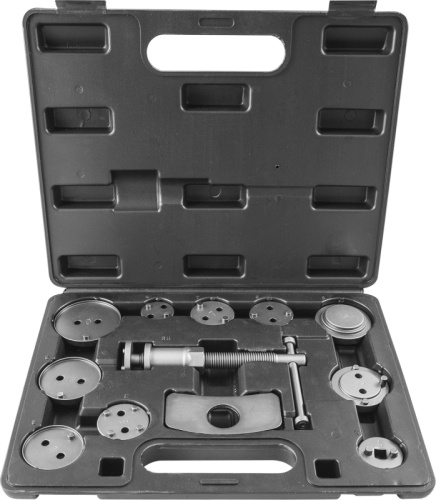 ACPTK12 Приспособление для возврата поршней цилиндров дисковых тормозов в наборе, 12 предметов | код ACPTK12 | Thorvik