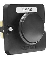 Пост управления кнопочный ПКЕ 112-1 У3, 10А, 660В, 1 элемент, чёрный гриб, в нишу, IP40, пост управления (ЭТ) | код ET519051 | Электротехник