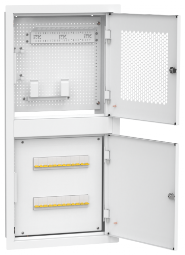 ITK LINEA R встр. двухсек. 2 ком. 400х850мм дв. мет. белый | код LR16-4H81-M-FR2 | ITK by IEK ITK LINEA R встр. двухсек. 2 ком. 400х850мм дв. мет. белый | код LR16-4H81-M-FR2 | ITK by IEK