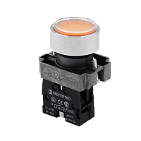 Кнопка плоская желтая, 1NO, IP67, металл MTB2-BAF51 | код 132648 | MEYERTEC