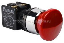Кнопка красная грибовидная (1НО+1НЗ) KB14MK | код KB14MK | EMAS