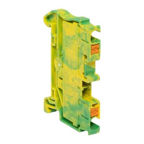 Клеммная колодка пружинная 2.5 Push-in земля | код PIT-2,5-pe | EKF фото 2