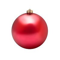 Елочная фигура Шар 15 см, цвет красный глянцевый | код 502-022 | NEON-NIGHT